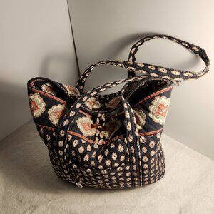 LARGE CLASSIC VERA BRADLEY SHOULDER BAG